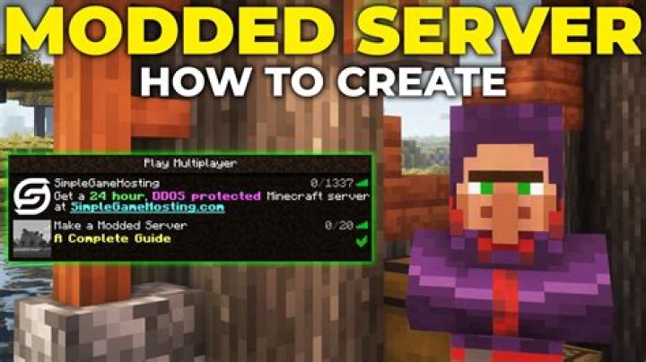How to make a free modded minecraft server