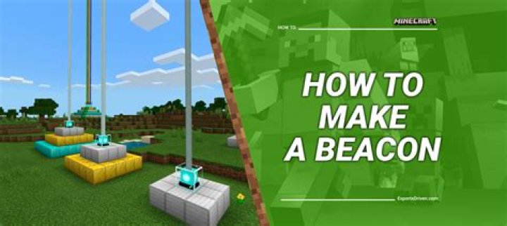 How to make a full beacon in minecraft