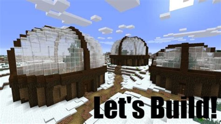 How to make a glass dome in minecraft