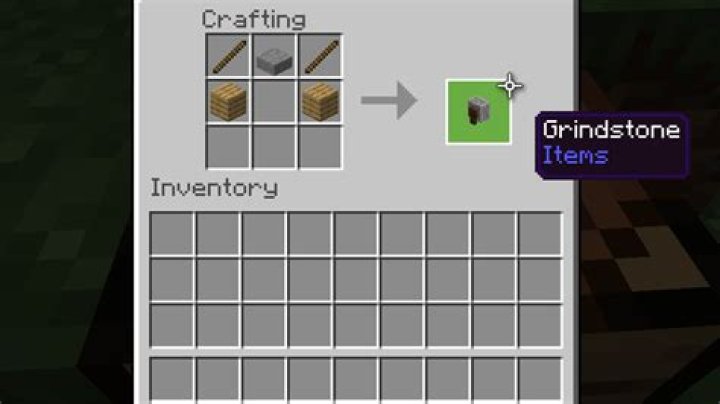 How to make a grind stone in minecraft