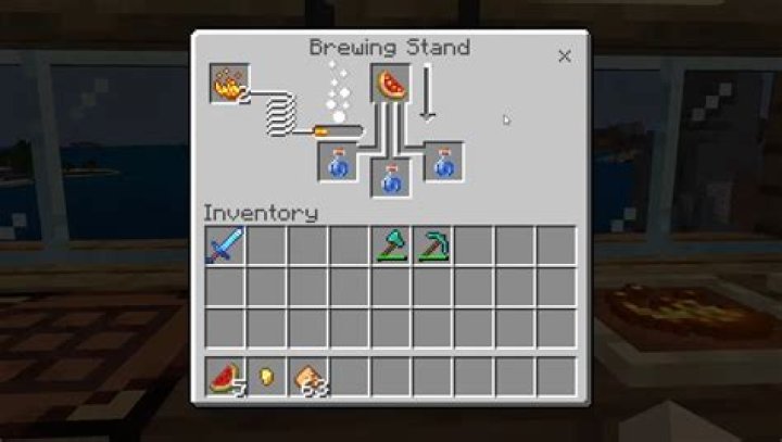 How to make a healing potion in minecraft