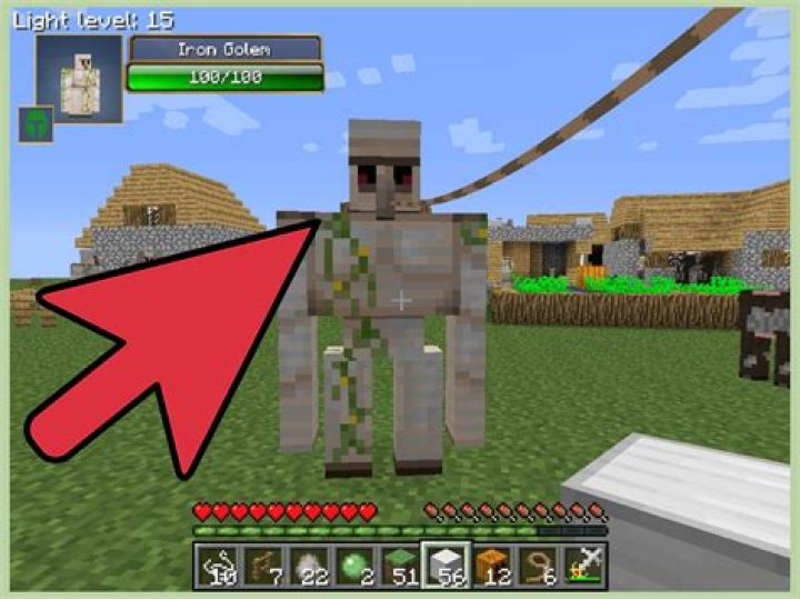 How to make a iron golem in minecraft