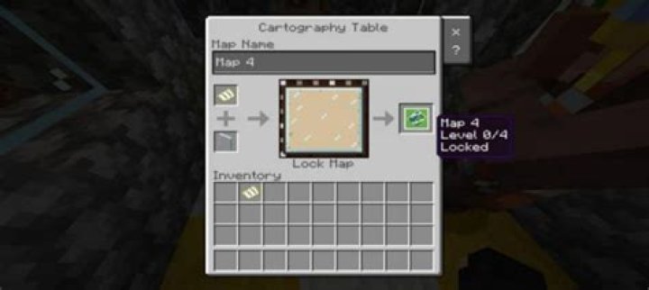 How to make a map table in minecraft