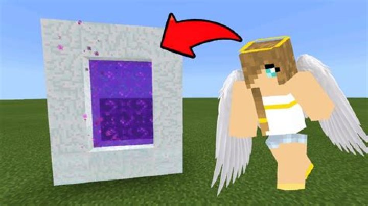 How to make a minecraft portal to heaven