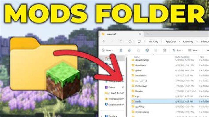 How to make a mods folder for minecraft