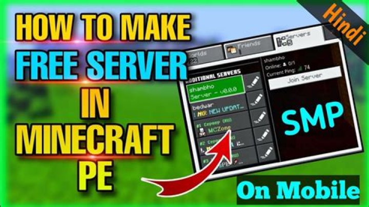 How to make a server in minecraft mobile