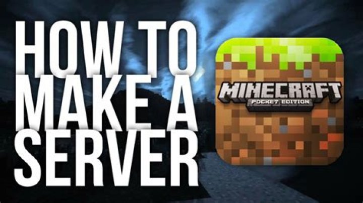 How to make a server in minecraft pe