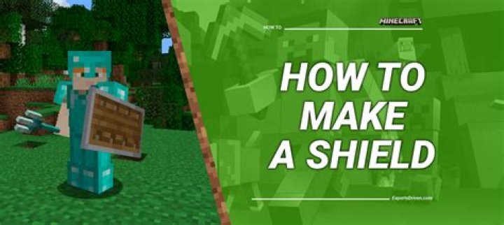 How to make a shield on minecraft pc