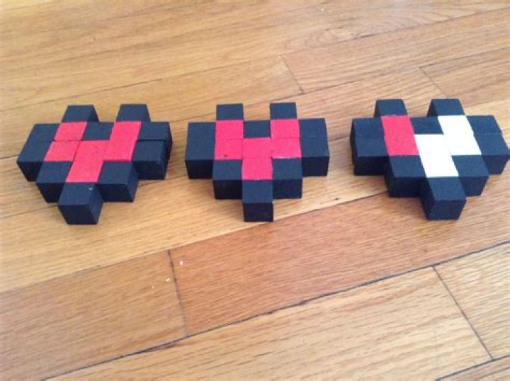 How to make a small heart in minecraft