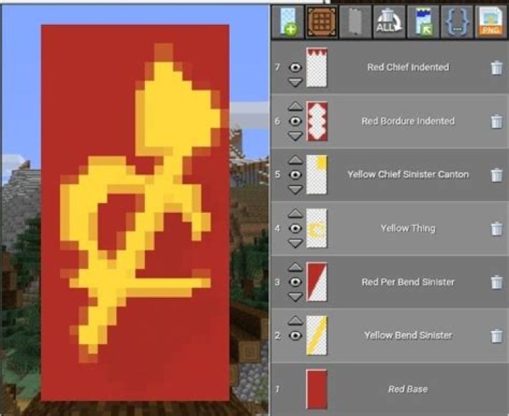 How to make a soviet banner in minecraft