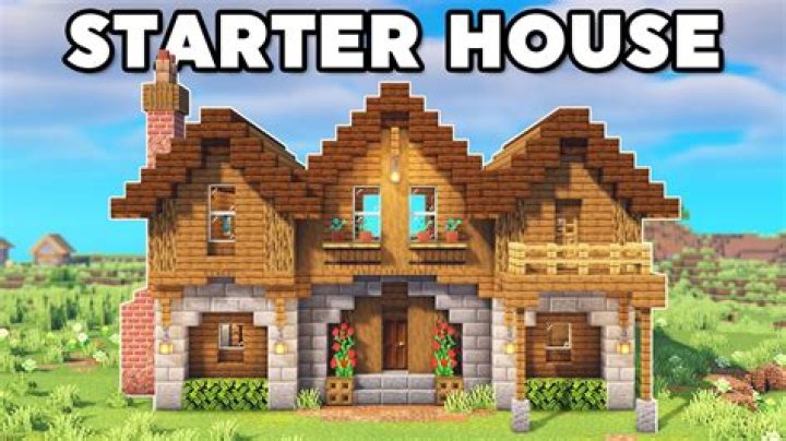 How to make a starter house in minecraft
