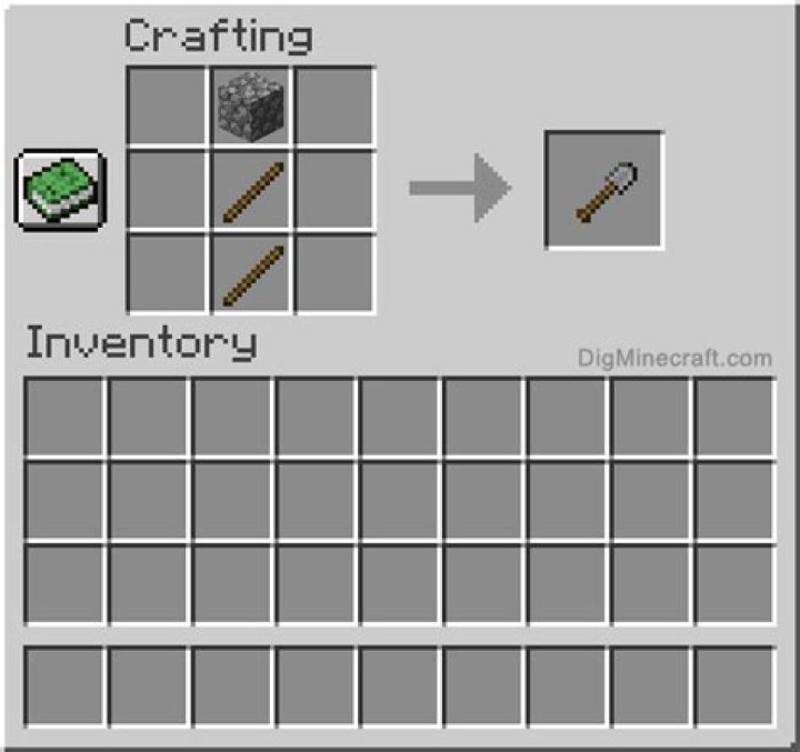How to make a stone shovel in minecraft