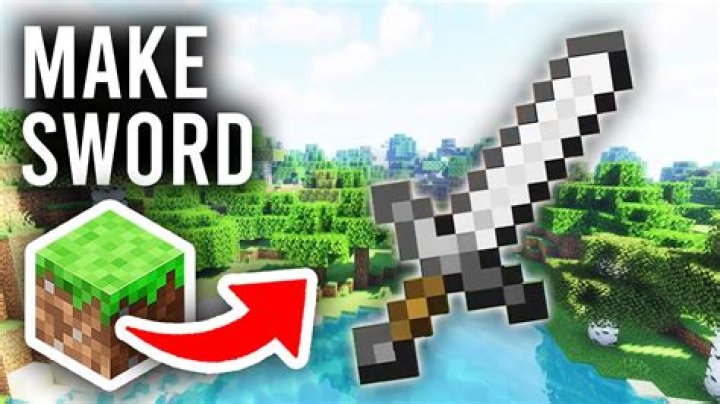 How to make a sword in minecraft pe