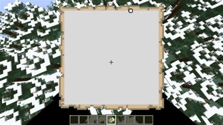 How to make a white map in minecraft