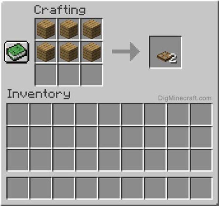 How to make a wooden trapdoor in minecraft