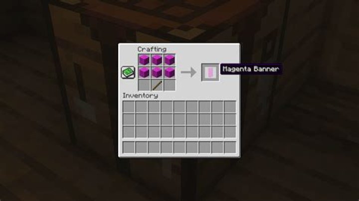 How to make an a banner in minecraft