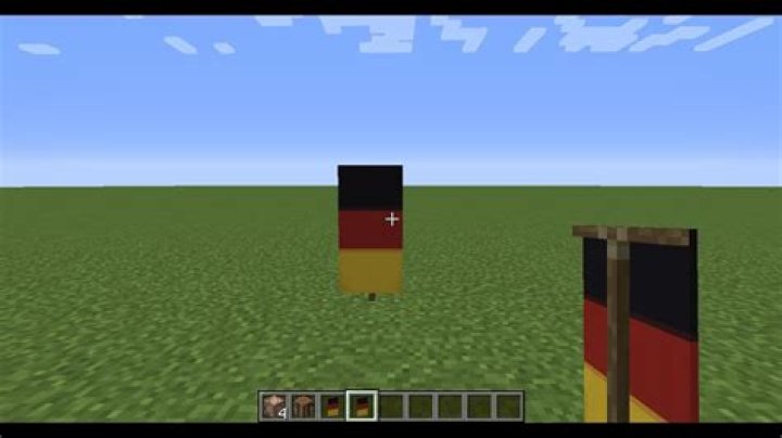 How to make the german flag in minecraft