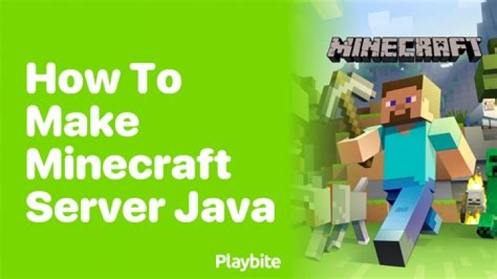 How to make your own minecraft server java
