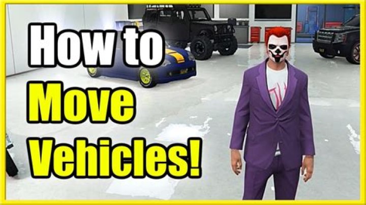 How to move vehicles between garages gta online