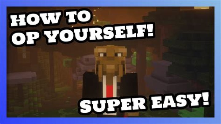 How to op yourself in minecraft without permissions