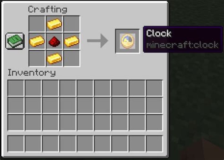 How to place a clock in minecraft pe