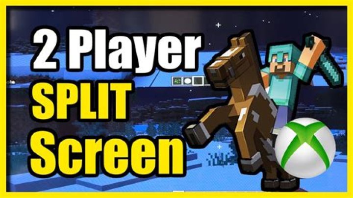 How to play minecraft split screen xbox one