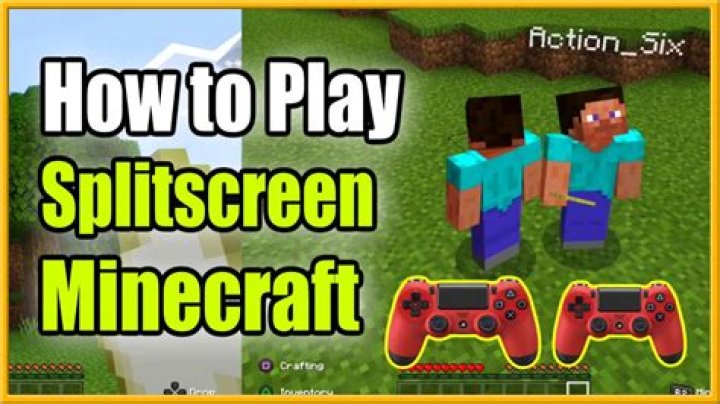 How to play two players on minecraft xbox