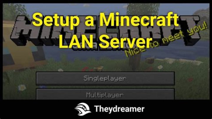 How to set up a lan minecraft server