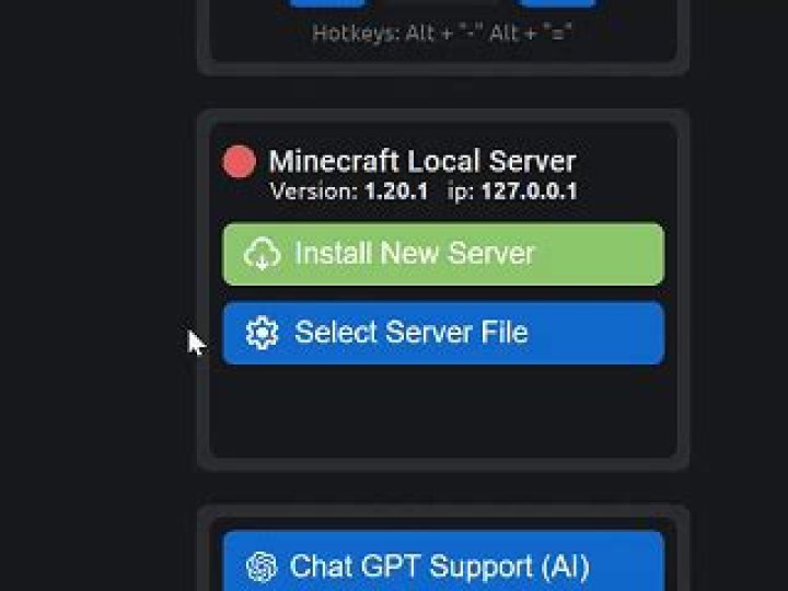 How to set up a local minecraft server