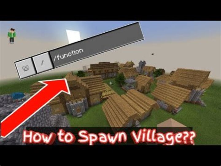 How to spawn near a village in minecraft