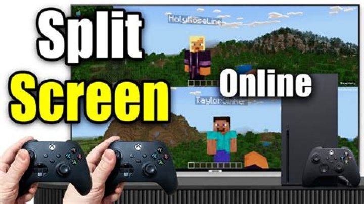 How to split screen on minecraft xbox one