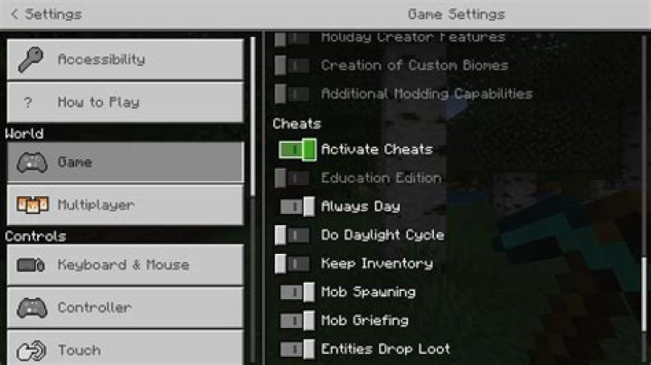 How to switch game modes in minecraft pc