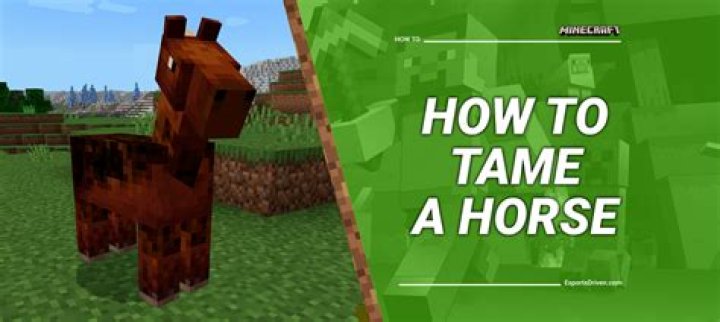 How to tame a horse in minecraft creative