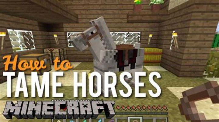 How to tame a horse on minecraft xbox