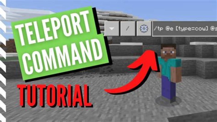 How to teleport to a player in minecraft