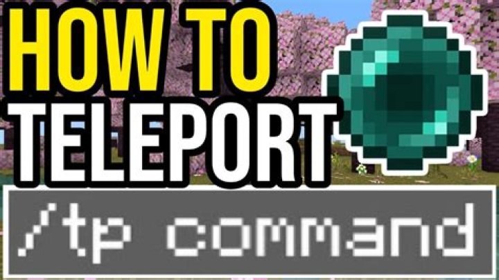 How to teleport to another player in minecraft