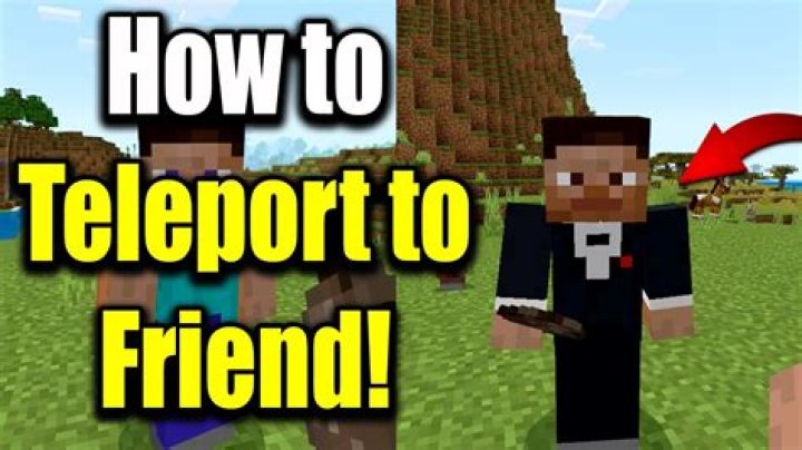 How to teleport to your friend in minecraft
