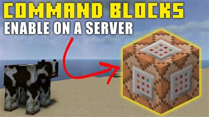 How to turn on command blocks in minecraft