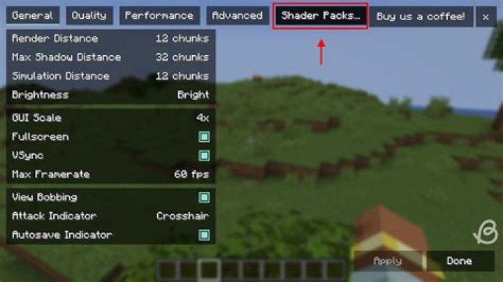 How to turn on shaders in minecraft 1.16
