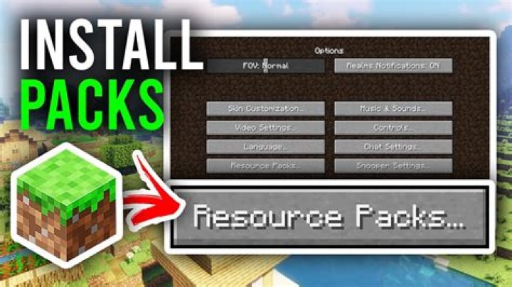 How to use texture packs in minecraft java