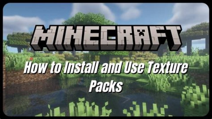 How to use texture packs in minecraft pc