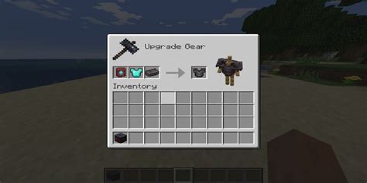 How to use the smithing table in minecraft