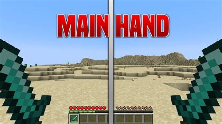 How to use your second hand in minecraft