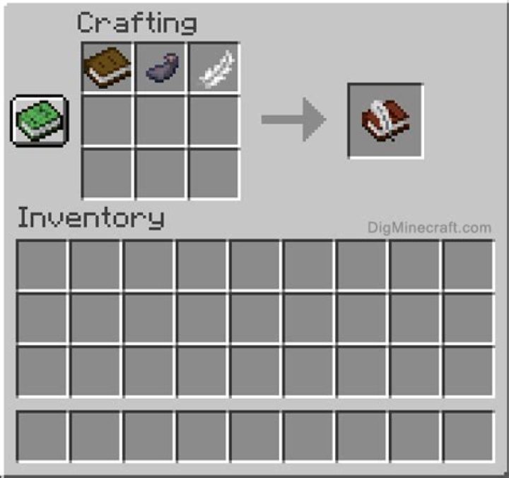 Minecraft how to craft a book and quill