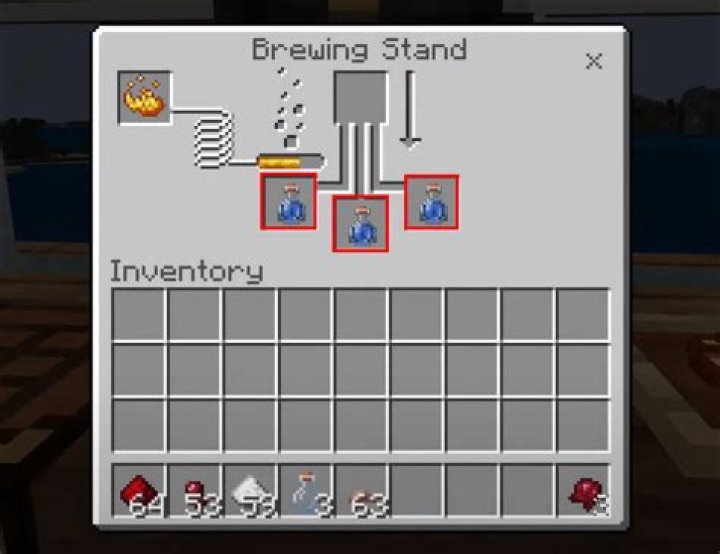 Minecraft how to make a potion of weakness