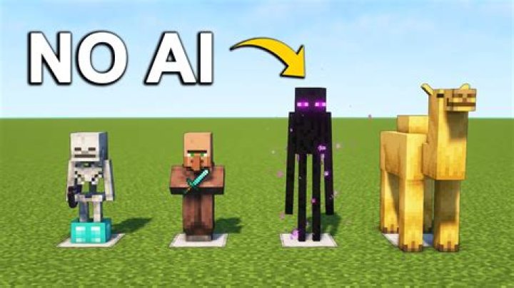 Minecraft how to spawn mobs with no ai