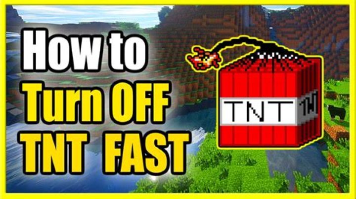 Minecraft how to stop tnt from breaking blocks