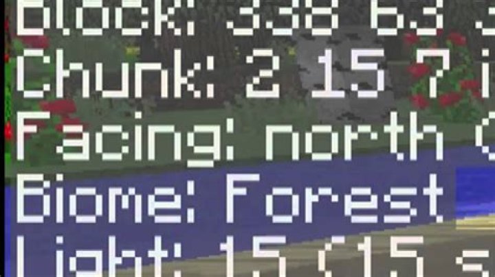 Minecraft how to tell how deep you are