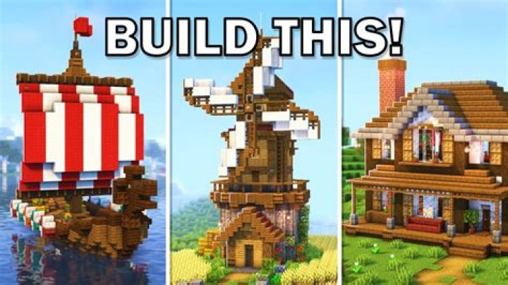 Things to build in minecraft when your bored