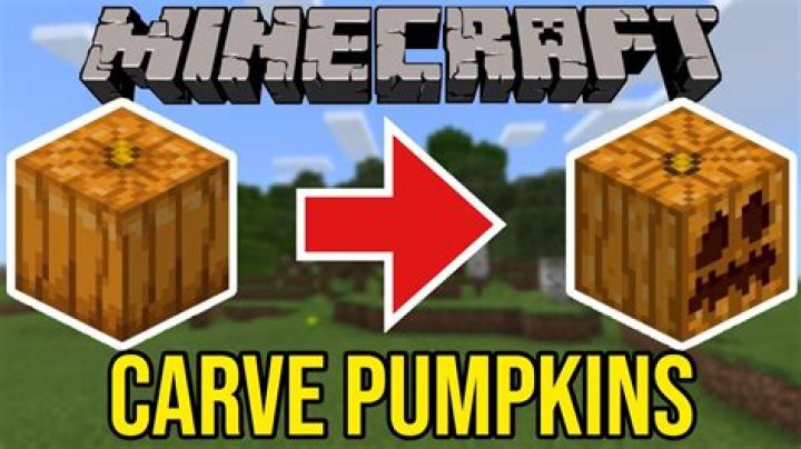 What can you make with pumpkins in minecraft